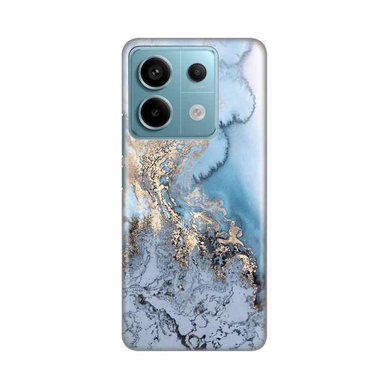 Maska za Xiaomi Redmi Note 13 Pro 5G silikon Print Blue Gold Marble