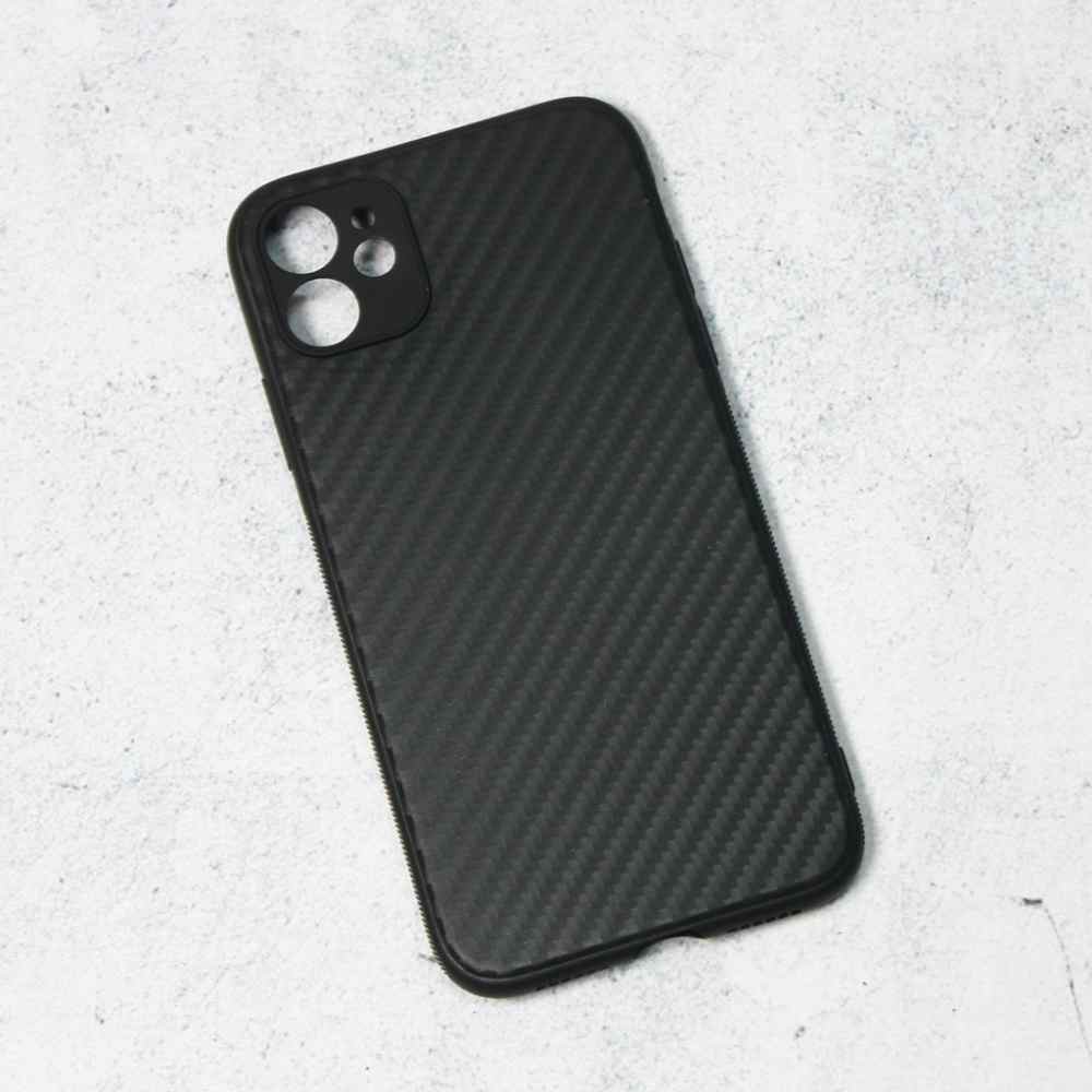 Maska za iPhone 11 Carbon fiber crna