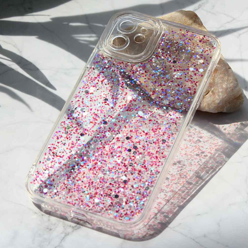 Maska za iPhone 11 Glitter ljubicasta