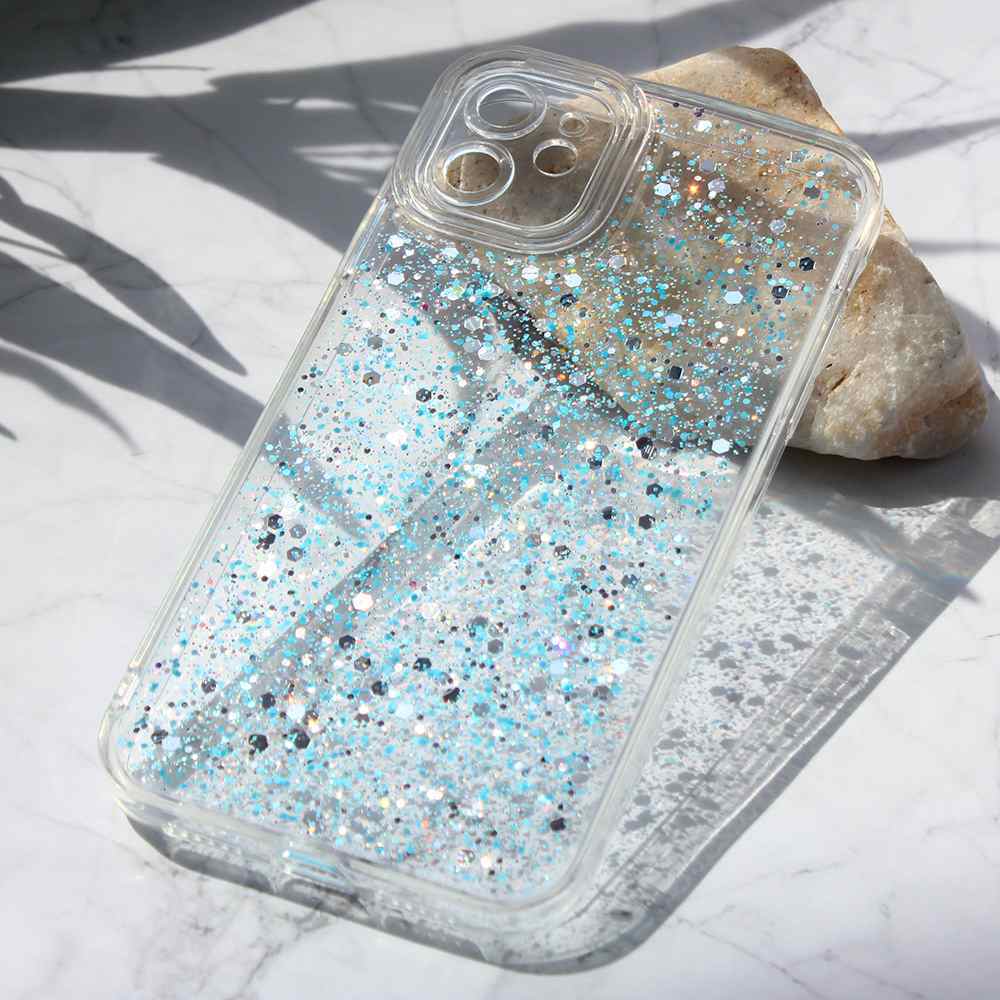 Maska za iPhone 11 Glitter plava