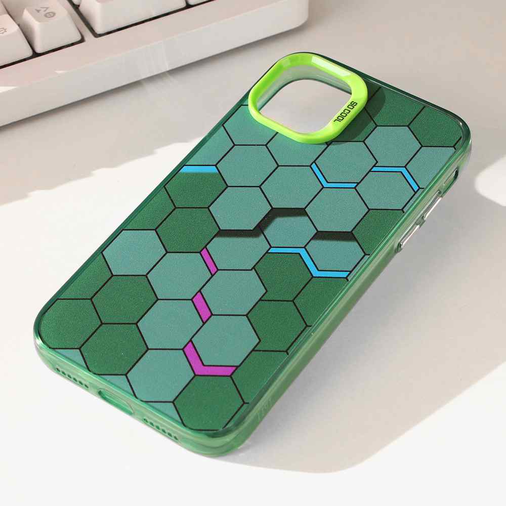 Maska za iPhone 11 Honeycomb Color type 4