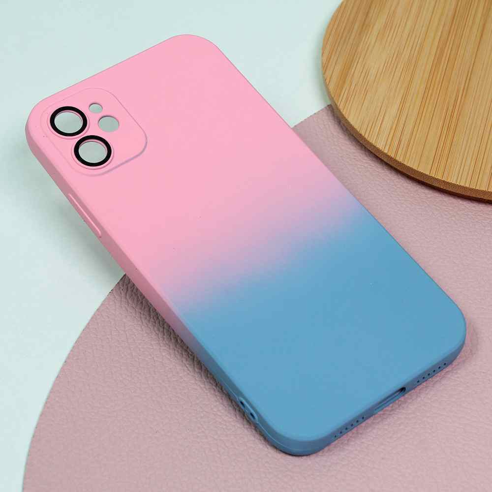 Maska za iPhone 11 Rainbow Spring roze plava