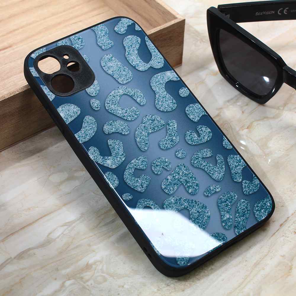 Maska za iPhone 11 Shiny glass plava