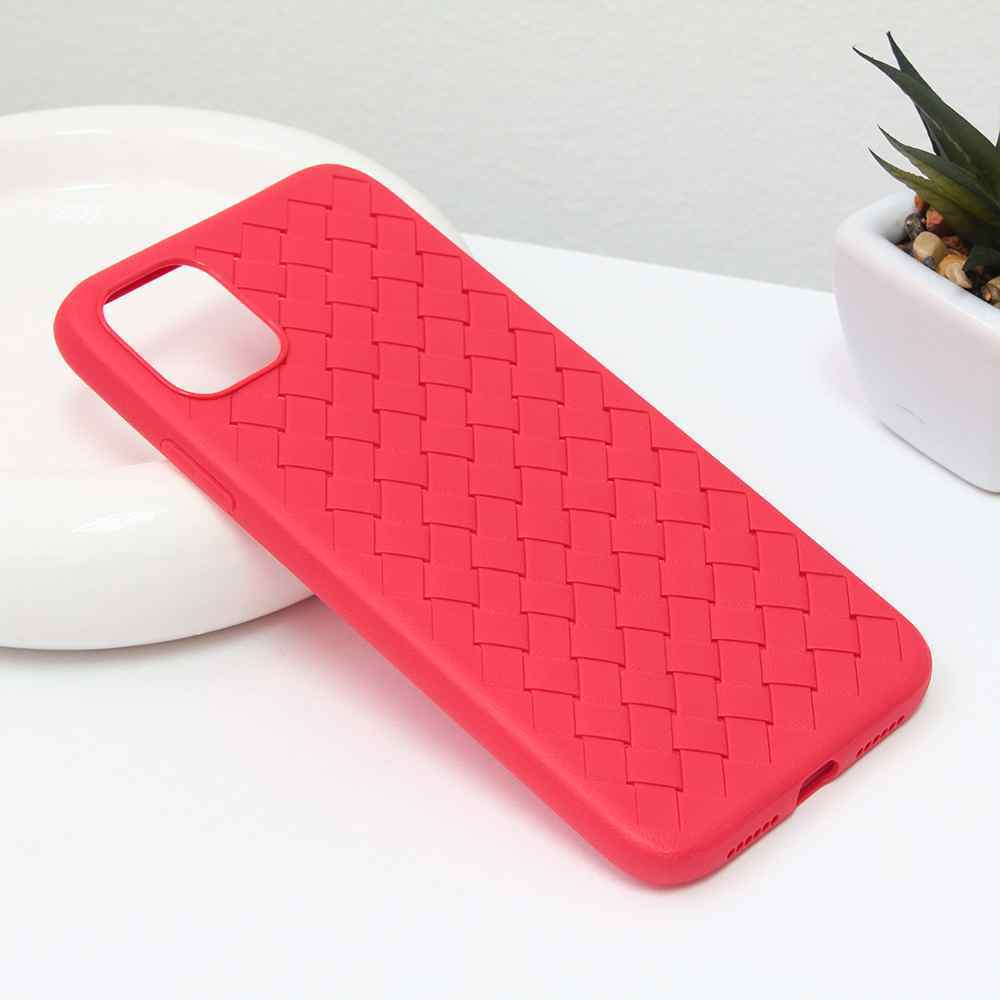 Maska za iPhone 11 Weave case crvena