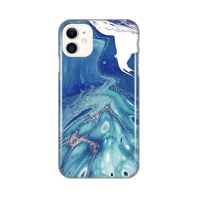 Maska za iPhone 11 silikon Print Blue Marble