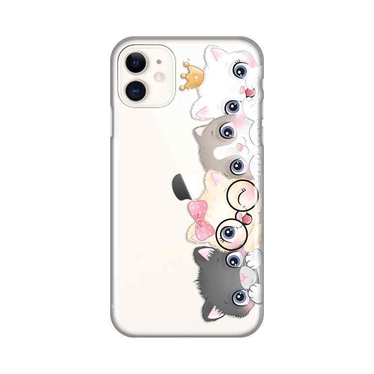 Maska za iPhone 11 silikon Print Cats