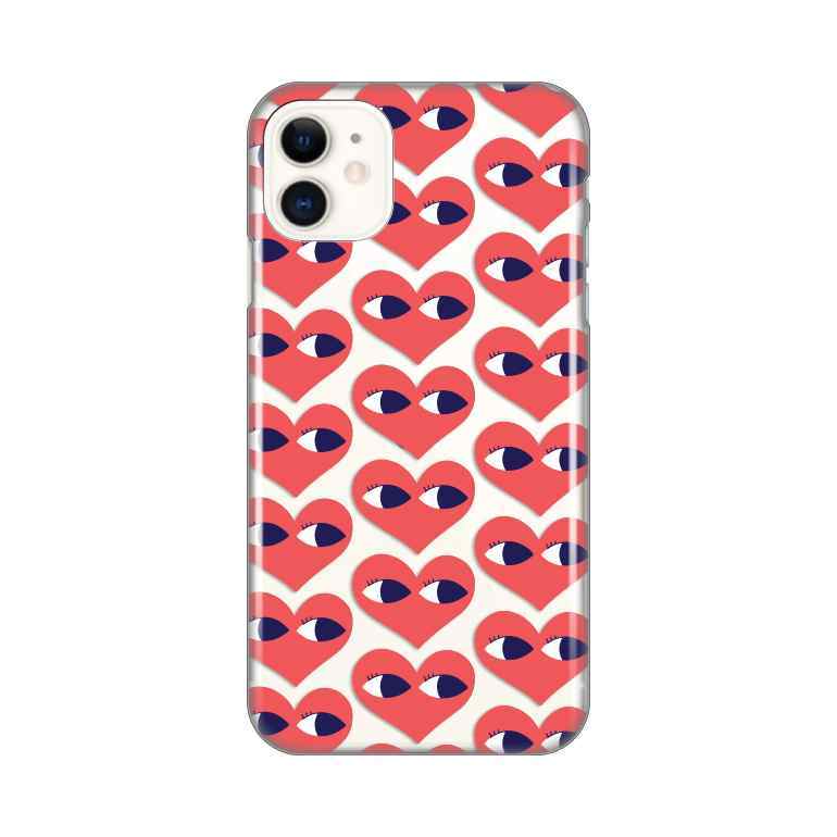 Maska za iPhone 11 silikon Print Eye Heart Pattern