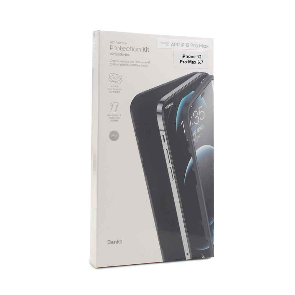 Maska za iPhone 12 Pro Max Benks 360 Full Cover siva