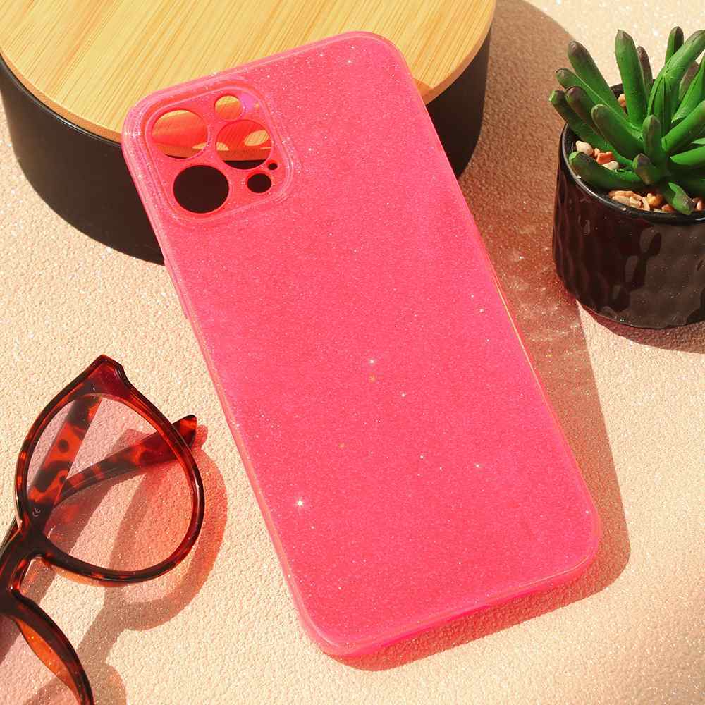 Maska za iPhone 12 Pro Max Sparkle Dust pink