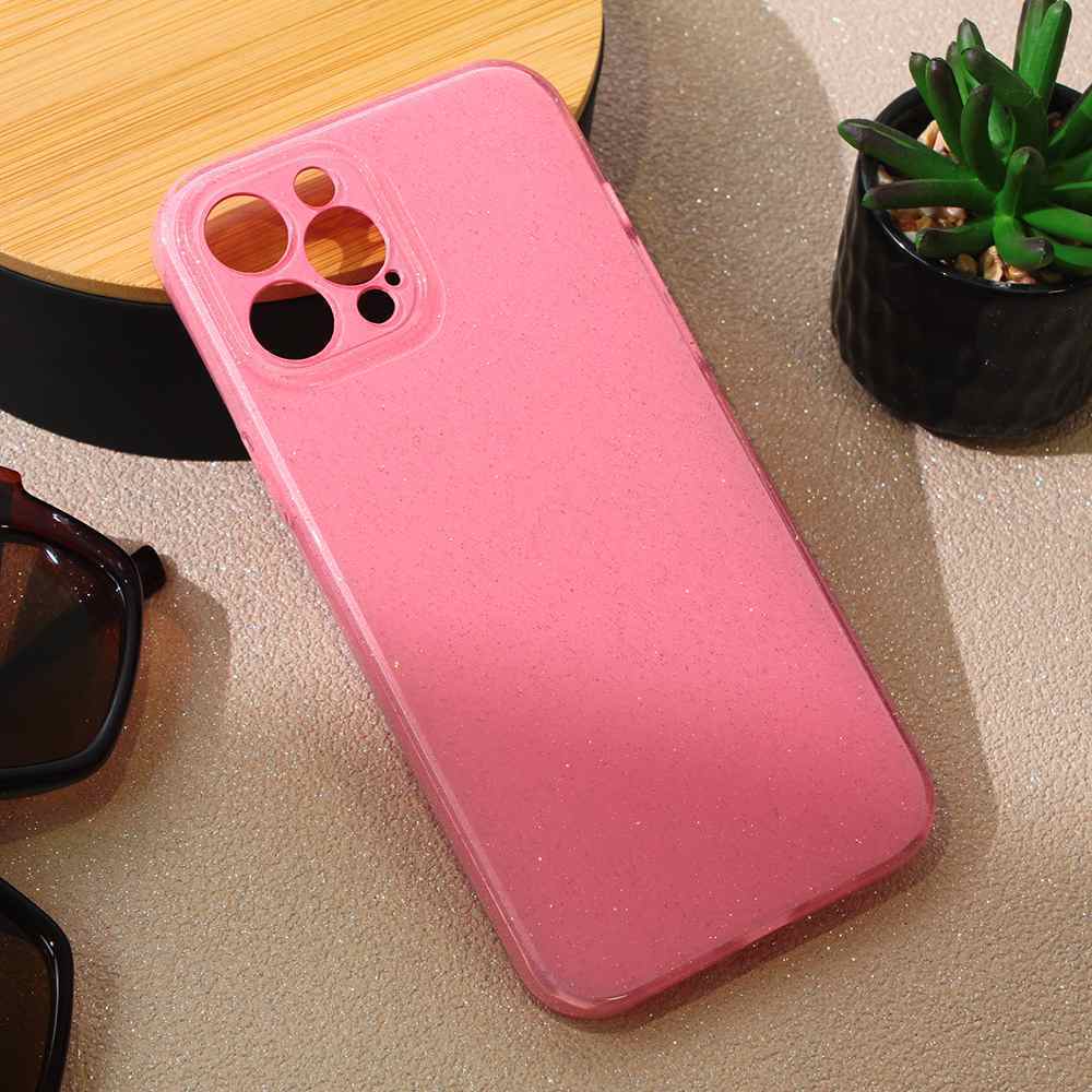 Maska za iPhone 12 Pro Max Sparkle Dust roze