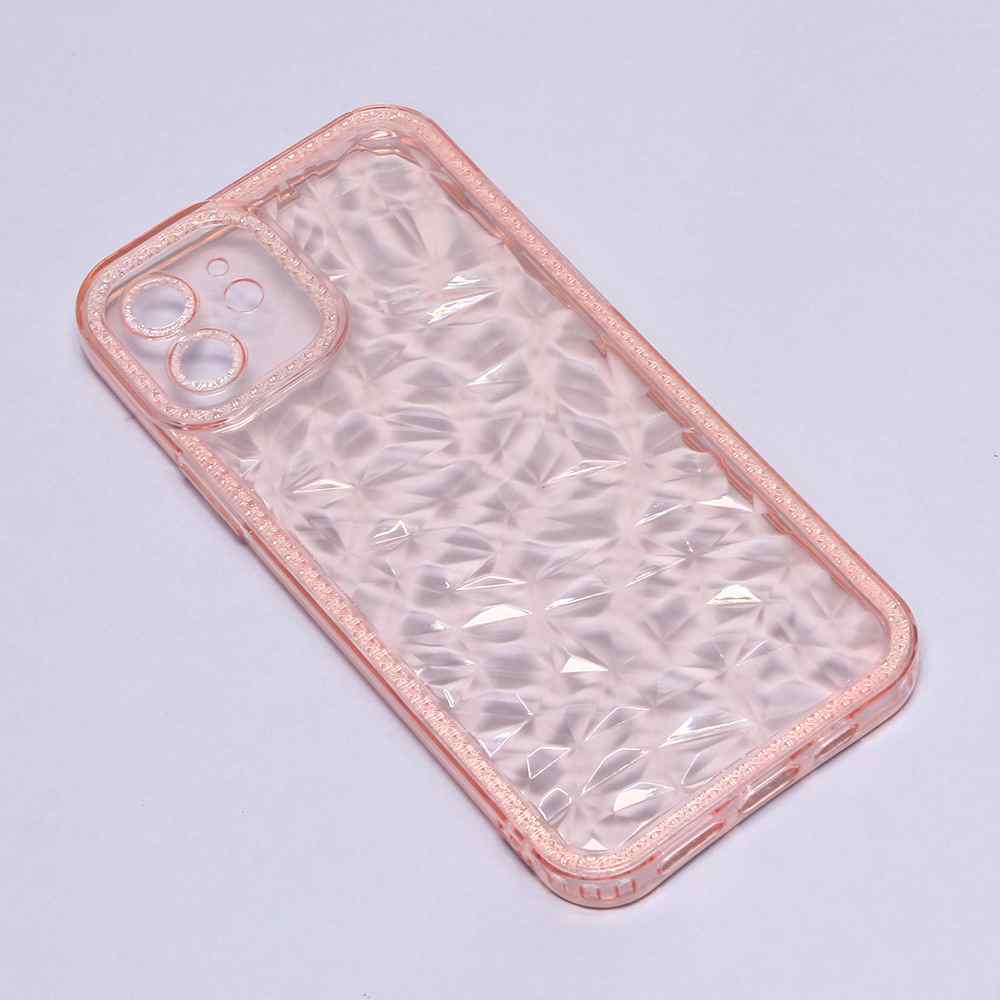 Maska za iPhone 12/12 Pro Bling Diamond roze