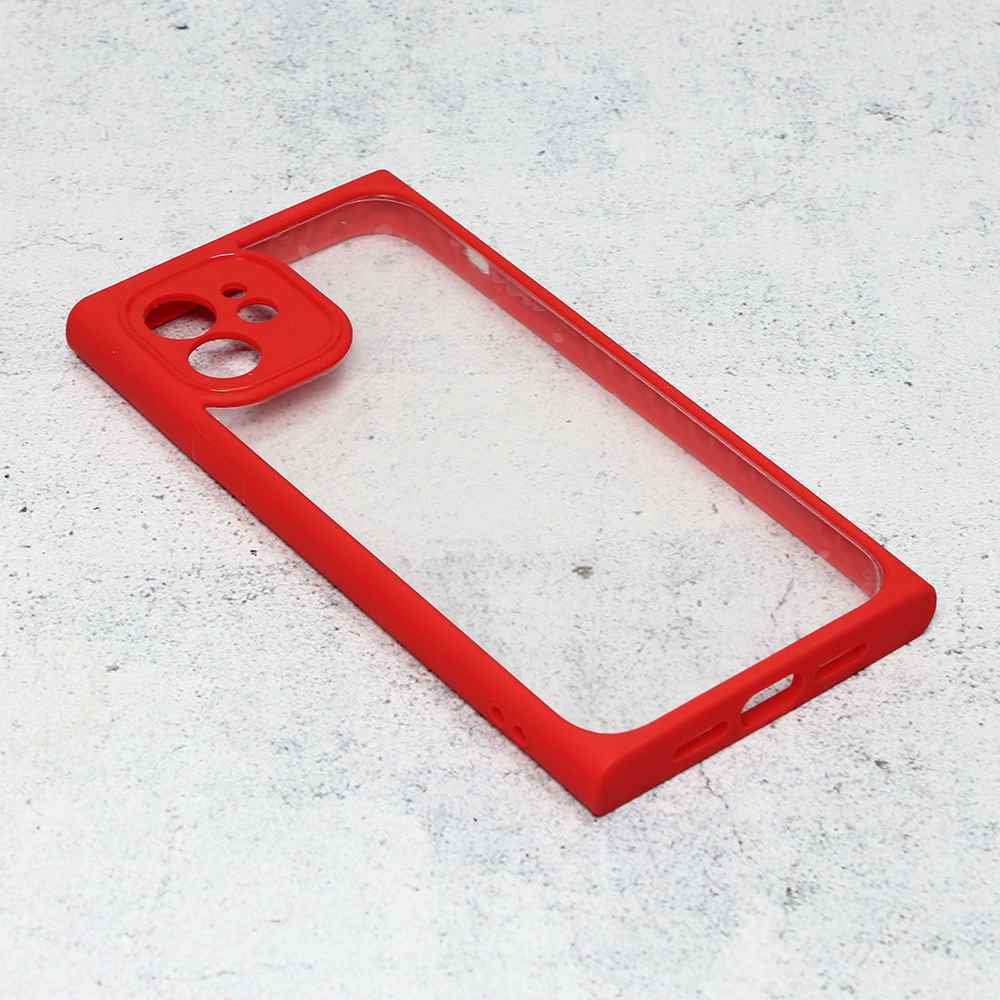 Maska za iPhone 12/12 Pro Candy Frame crvena