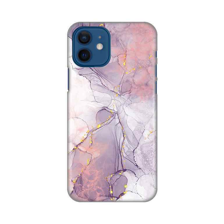 Maska za iPhone 12/12 Pro silikon Print Pink Marble