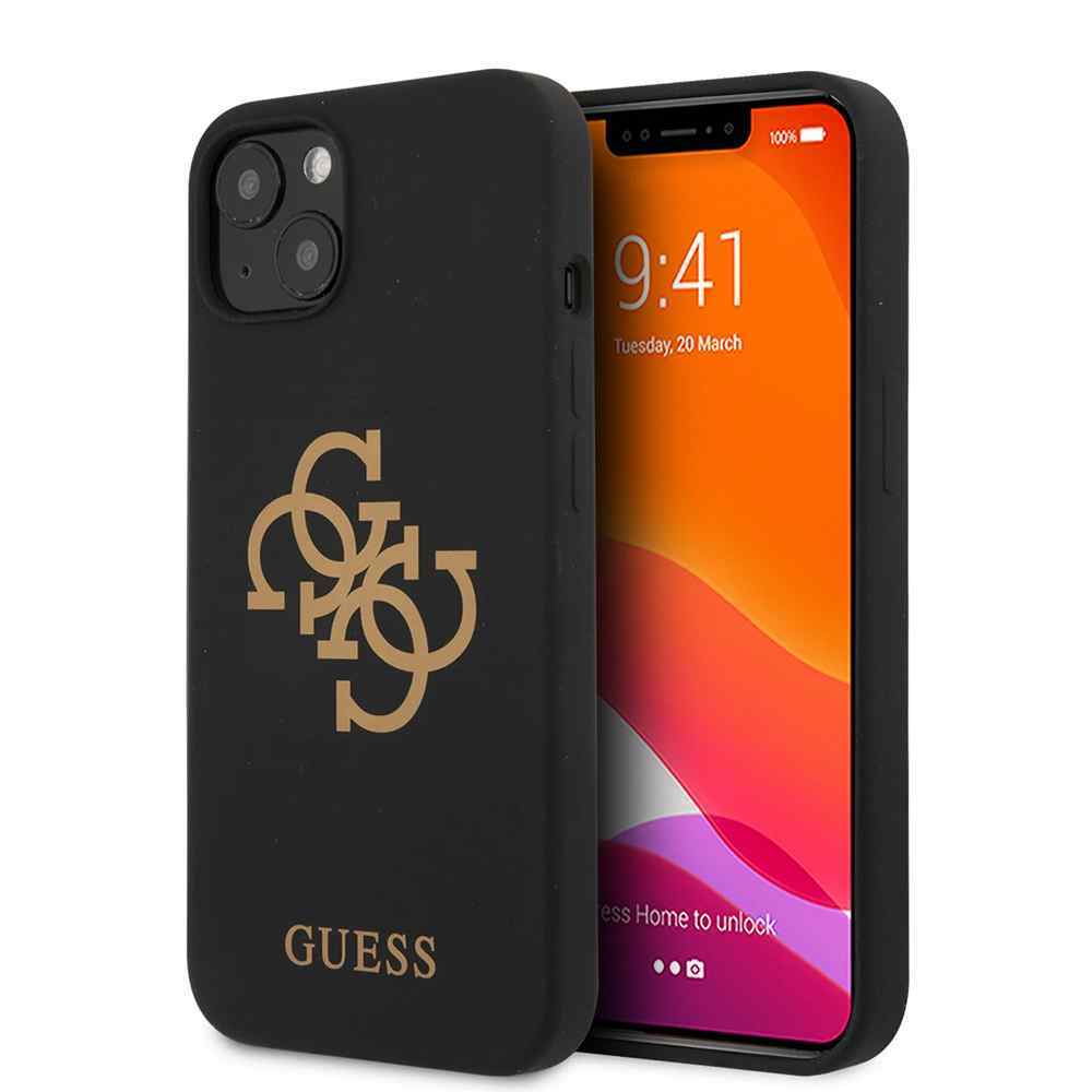 Maska za iPhone 13 Guess Hc Silicone crna