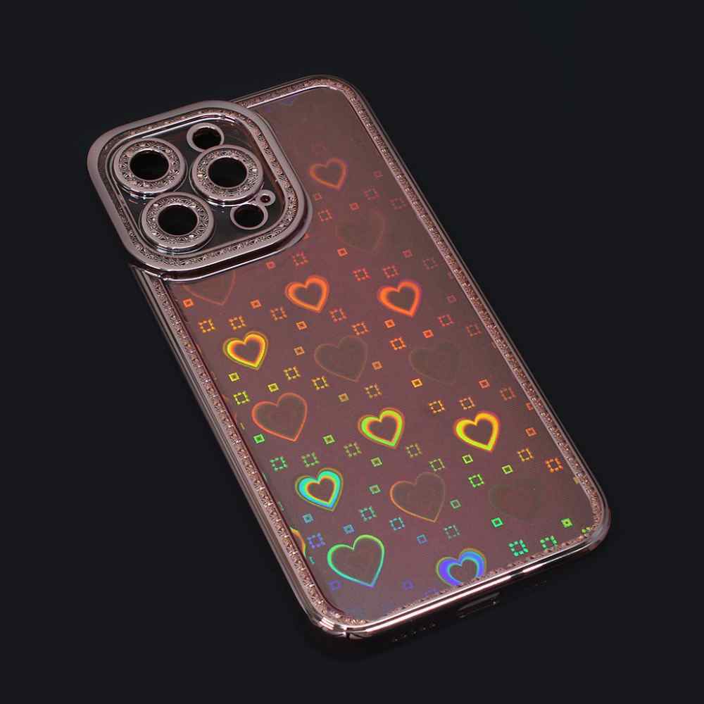 Maska za iPhone 13 Pro Heart IMD roze