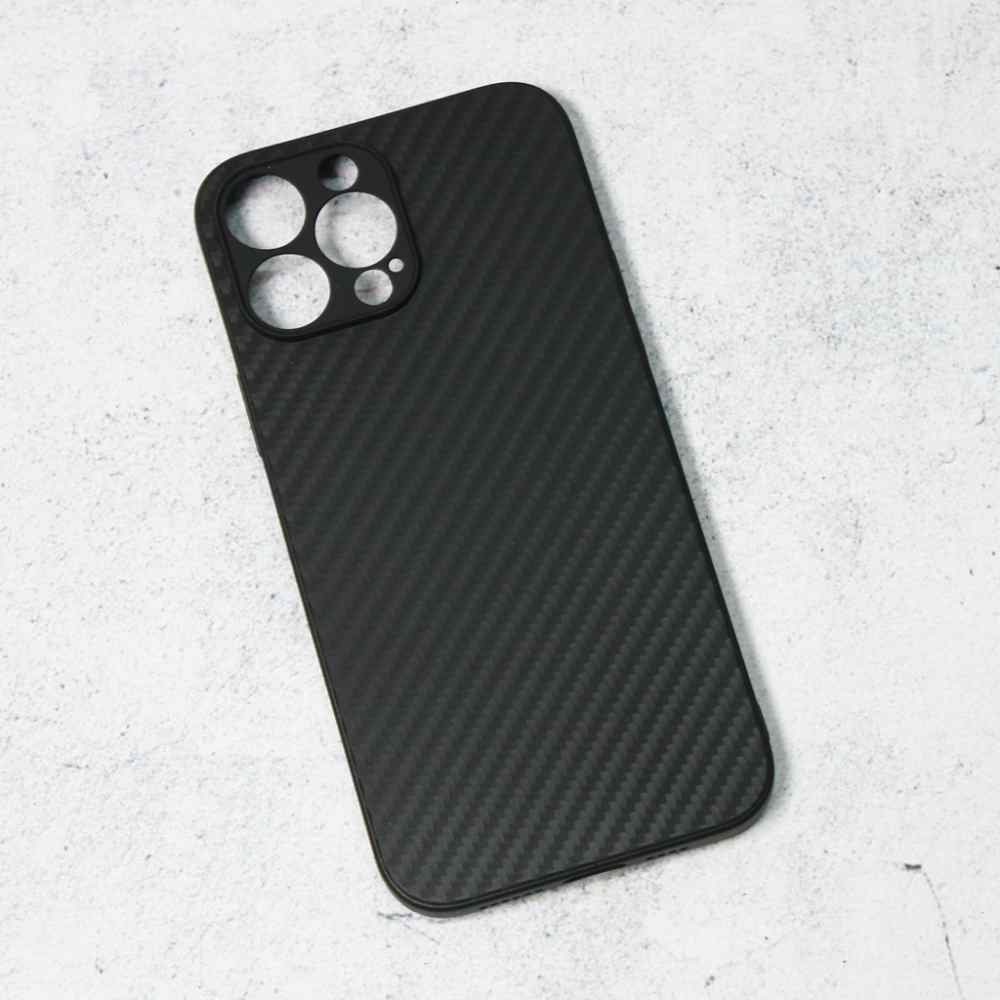 Maska za iPhone 13 Pro Max Carbon fiber crna