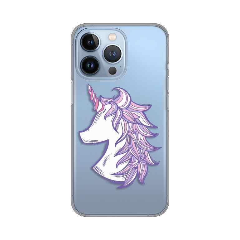 Maska za iPhone 13 Pro silikon Print Purple Unicorn