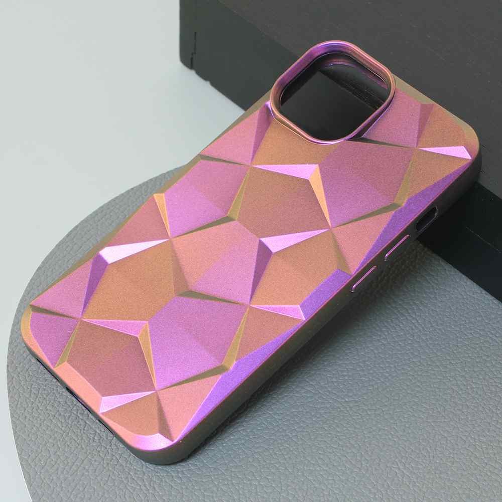 Maska za iPhone 13 Shiny Diamond ljubicasta