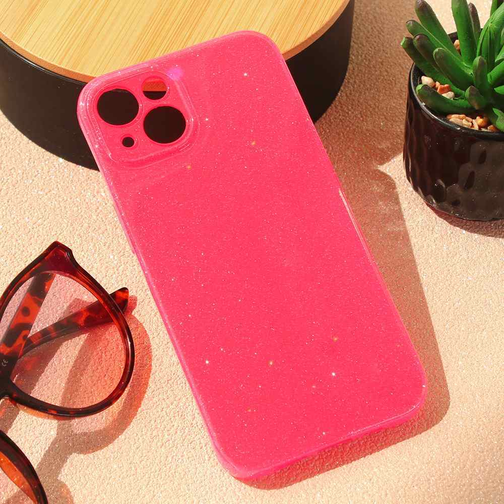 Maska za iPhone 13 Sparkle Dust pink