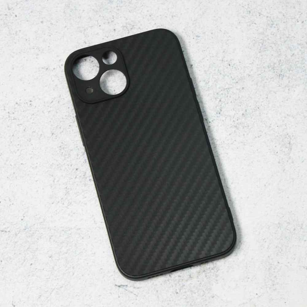 Maska za iPhone 13 mini Carbon fiber crna