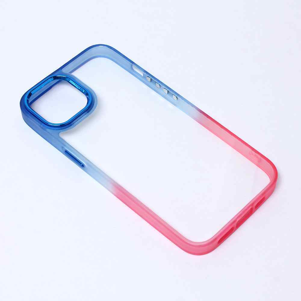 Maska za iPhone 14 Colorful Acrylic plava