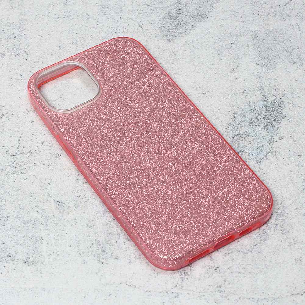 Maska za iPhone 14 Crystal Dust roze