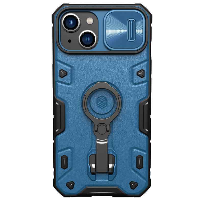 Maska za iPhone 14 Nillkin CamShield Armor Pro Magnetic plava