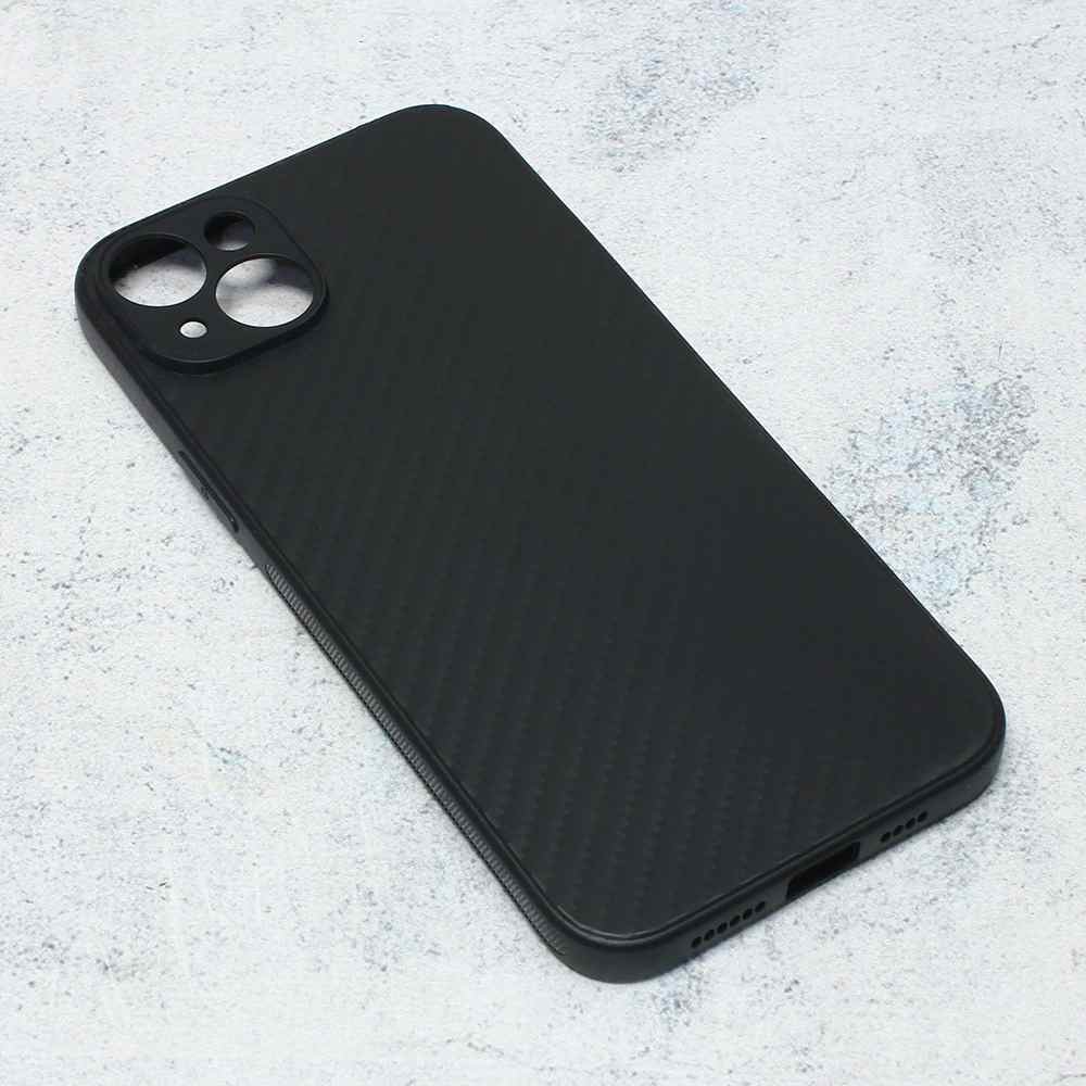 Maska za iPhone 14 Plus Carbon fiber crna