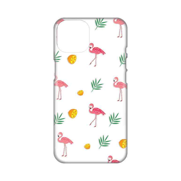 Maska za iPhone 14 Plus silikon Print Flamingos