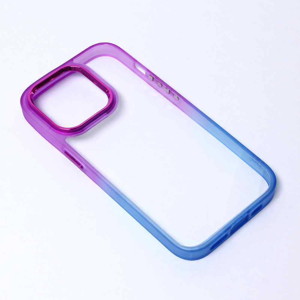 Maska za iPhone 14 Pro Colorful Acrylic ljubicasta