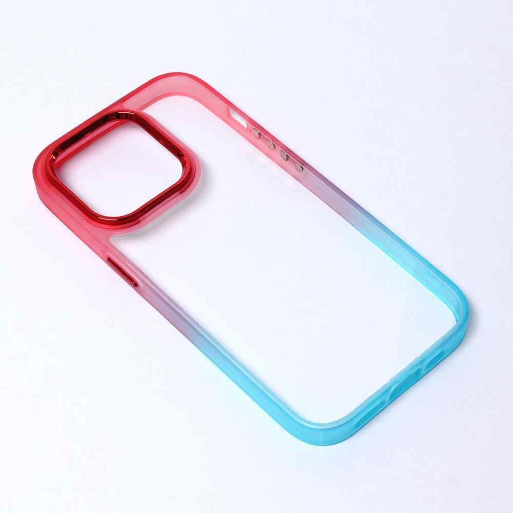 Maska za iPhone 14 Pro Colorful Acrylic pink