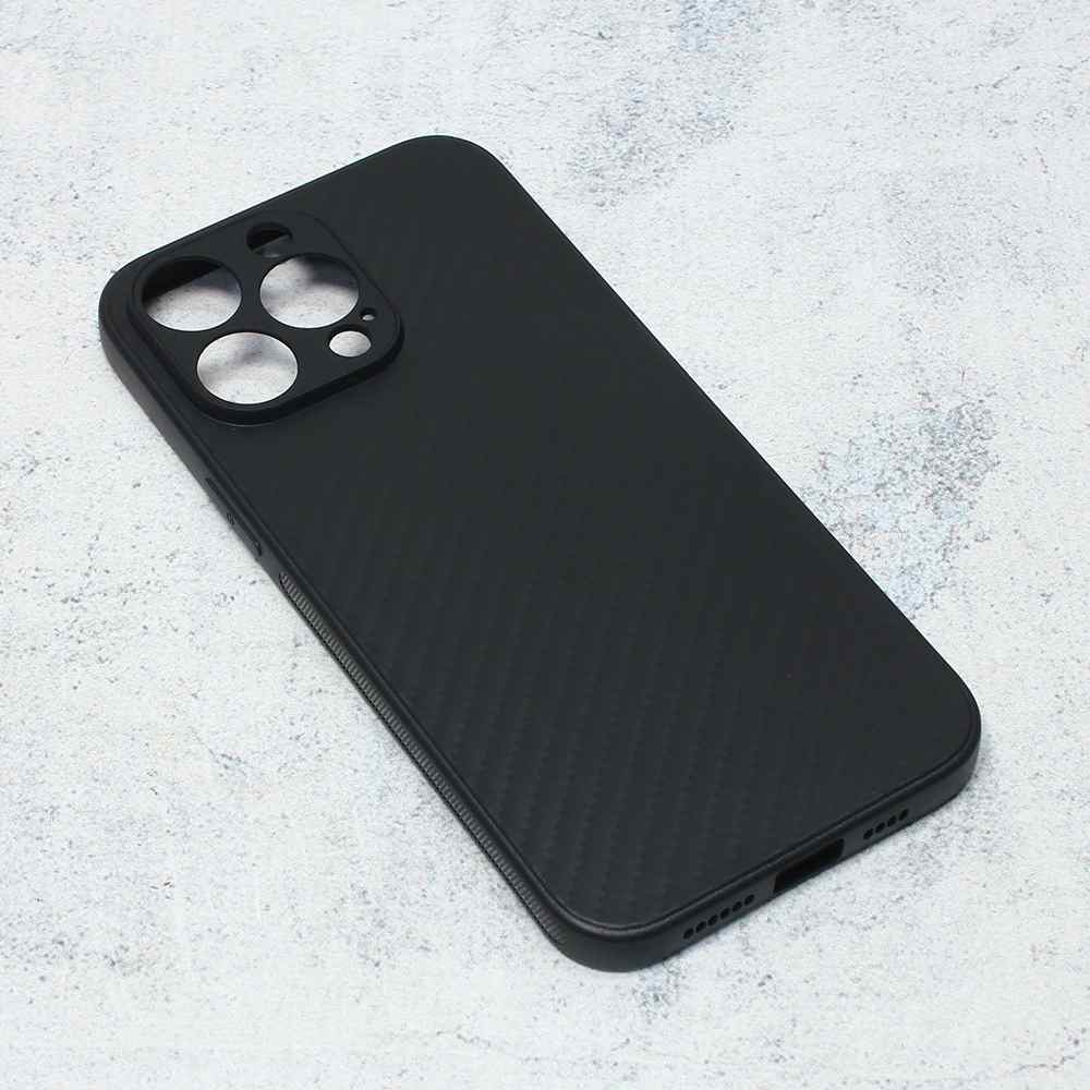 Maska za iPhone 14 Pro Max Carbon fiber crna