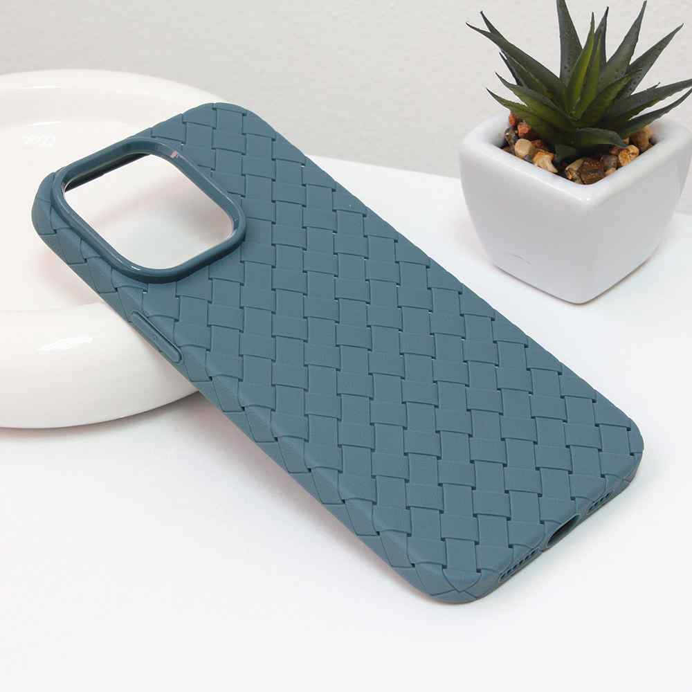 Maska za iPhone 14 Pro Max Weave case svetlo zelena