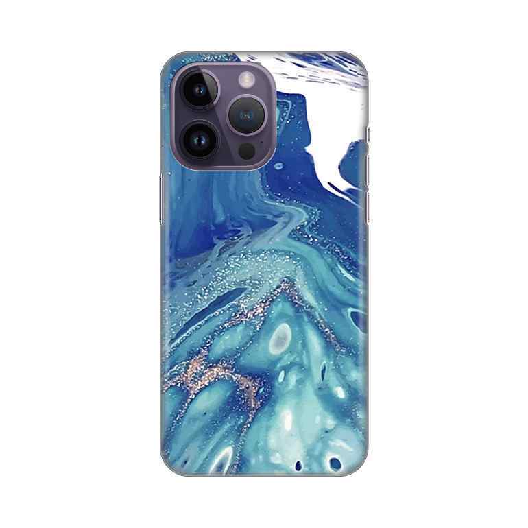 Maska za iPhone 14 Pro Max silikon Print Blue Marble