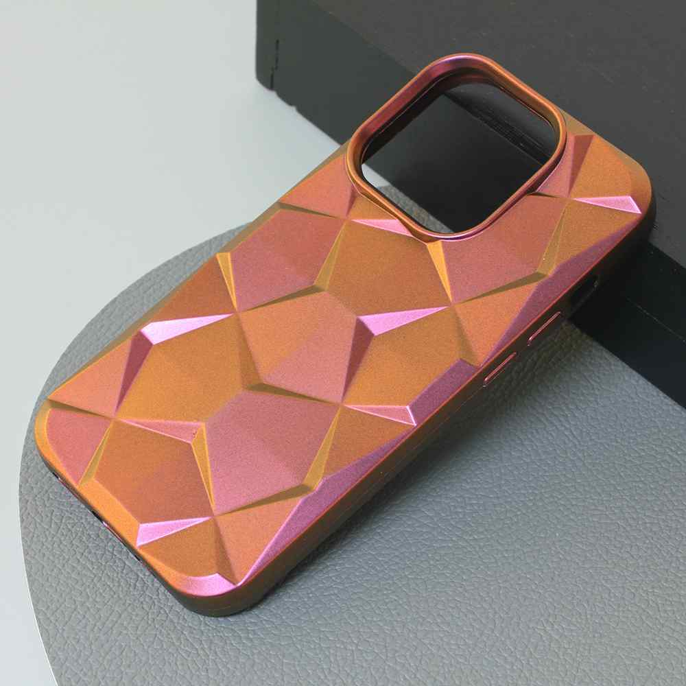 Maska za iPhone 14 Pro Shiny Diamond roze