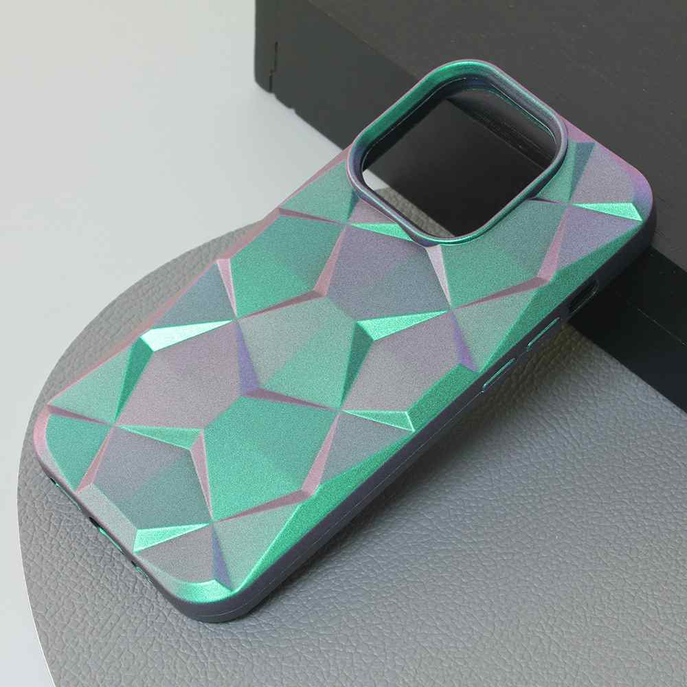 Maska za iPhone 14 Pro Shiny Diamond zelena