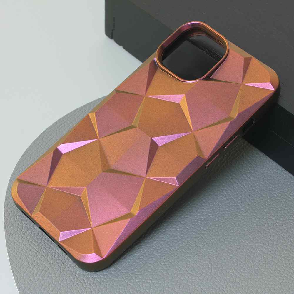 Maska za iPhone 14 Shiny Diamond roze