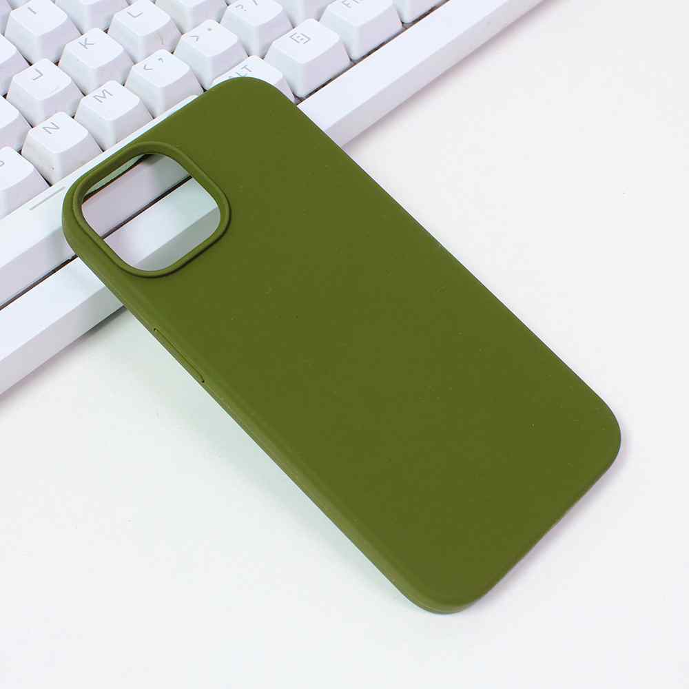 Maska za iPhone 14 Summer color maslinasto zelena