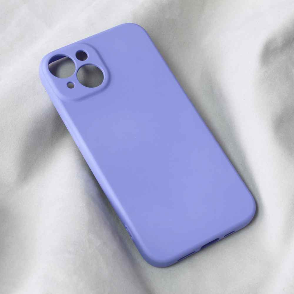 Maska za iPhone 14 Teracell Soft Velvet ljubicasta