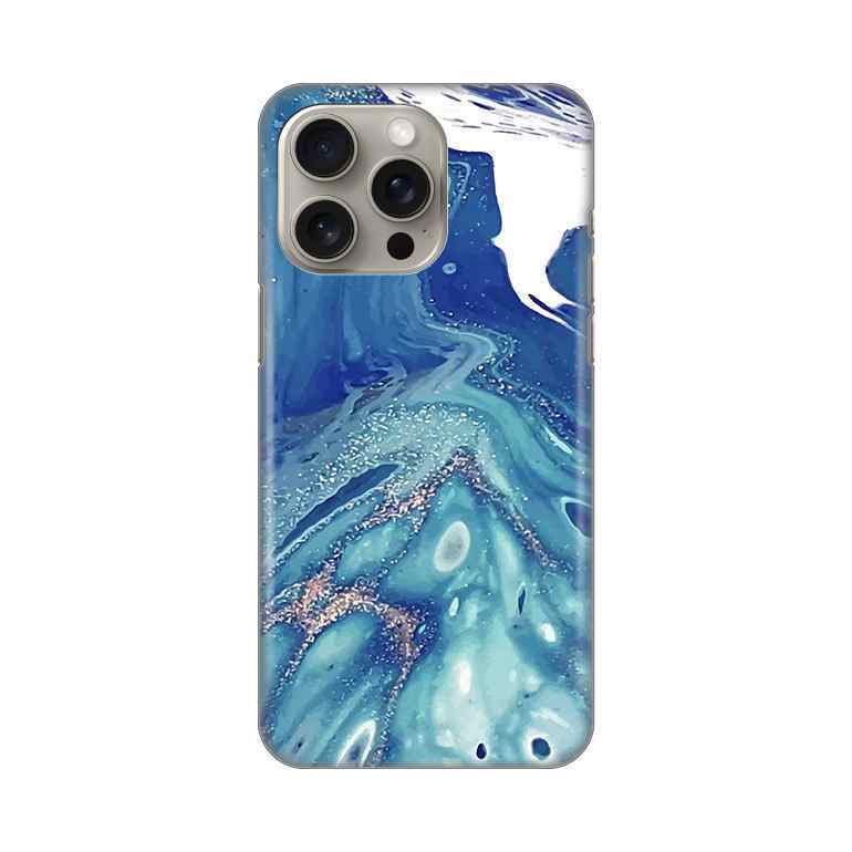 Maska za iPhone 15 Pro Max silikon Print Blue Marble