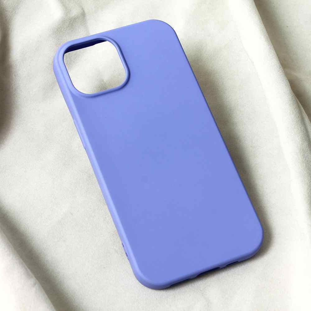 Maska za iPhone 15 Teracell Soft Velvet ljubicasta