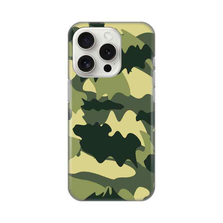 Maska za iPhone 15 Pro silikon Print Army