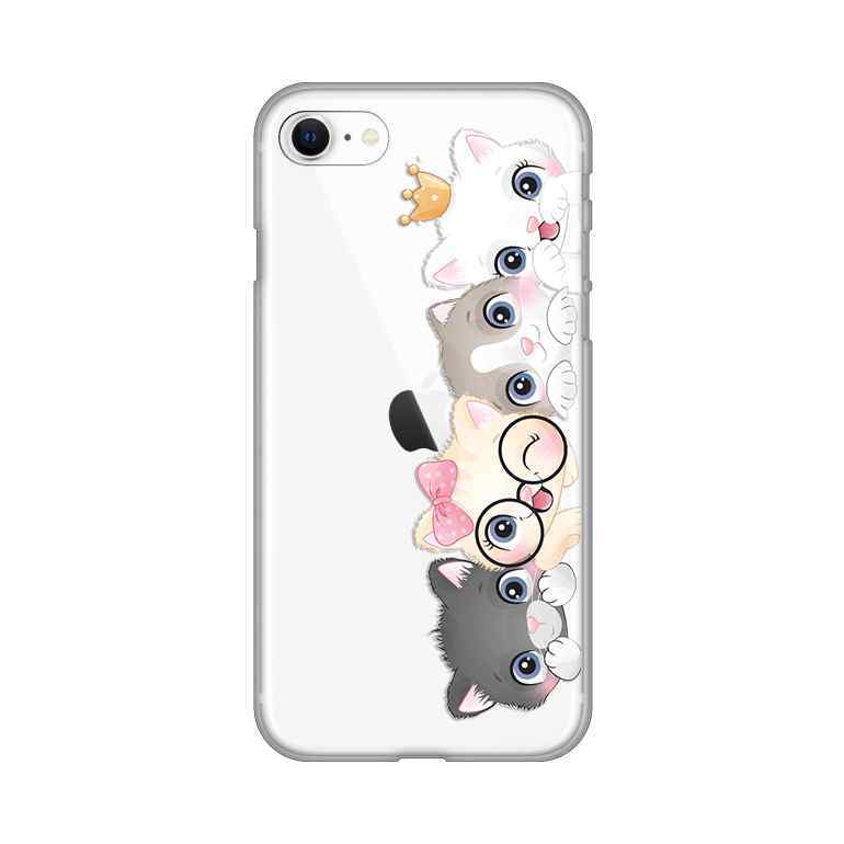 Maska za iPhone 7/8/SE 2020/2022 silikon Print Cats