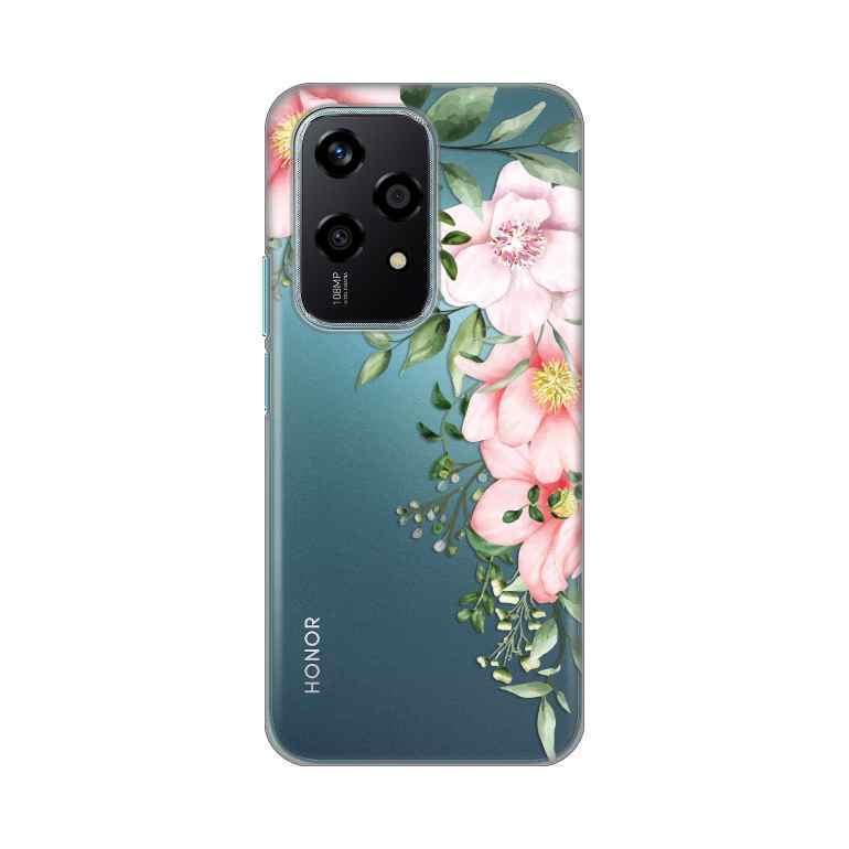 Maska Za Honor 200 Lite silikon Print Gentle Rose Pattern