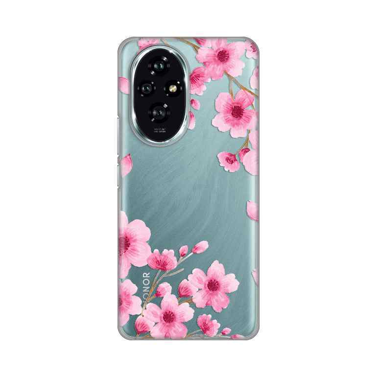 Maska Za Honor 200 silikon Print Rose Flowers