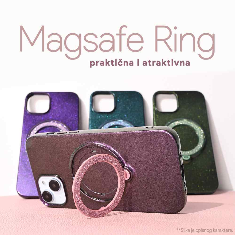 Maska za iPhone 11 Magsafe Ring ljubicasta