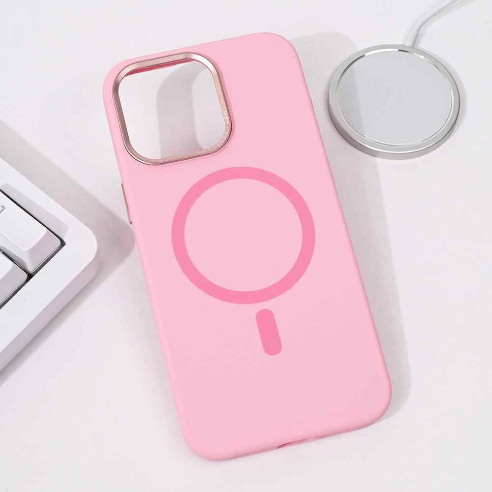 Maska za iPhone 13 Pro Max Magsafe pink