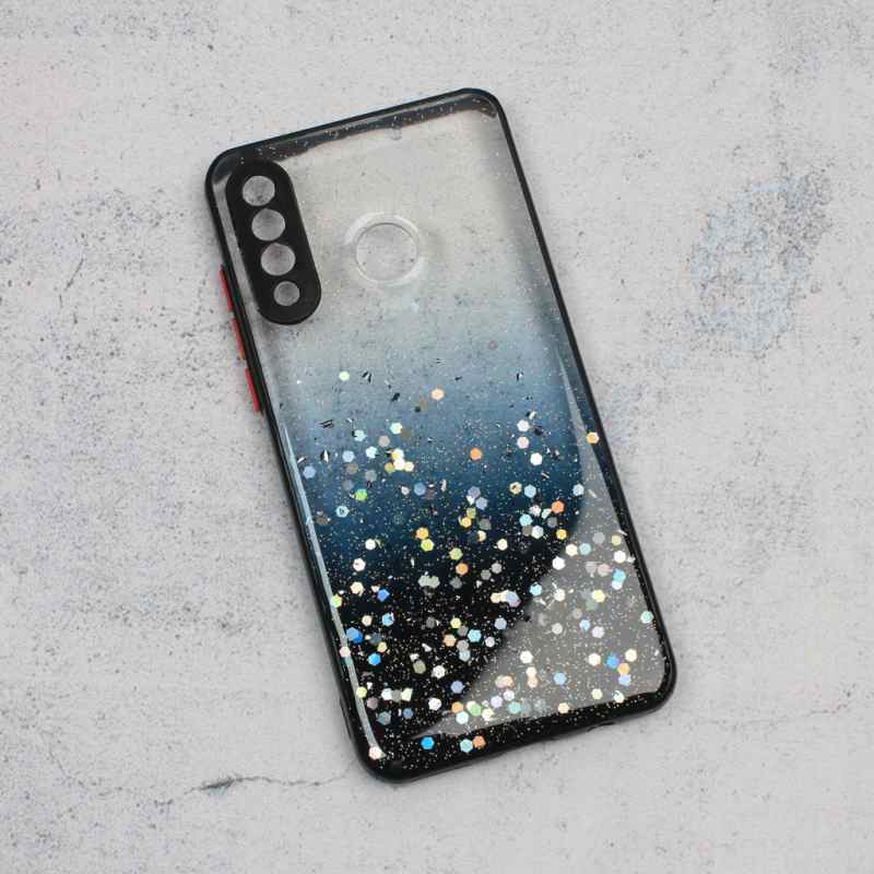 Maska za Huawei P30 Lite Frame Glitter crna