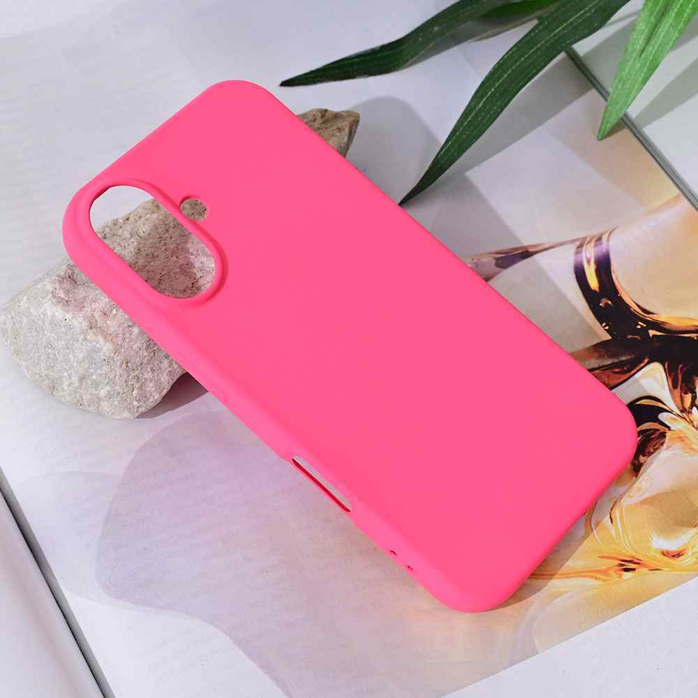 Maska za iPhone 16 Teracell Soft Velvet pink