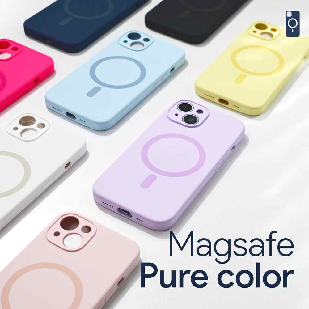 Maska za iPhone 13 Pro Magsafe Pure color crna